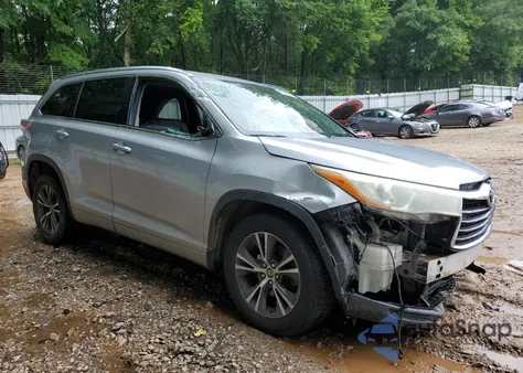 2016 Toyota Highlander Xle from USA, damaged, VIN 5TDKKRFH7GS149243